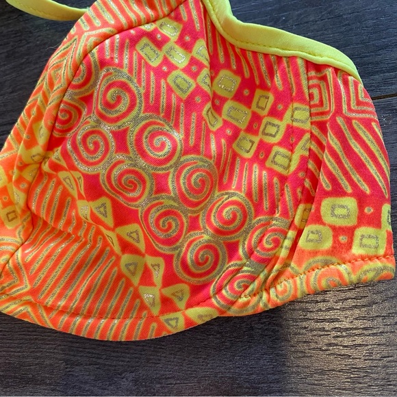 Vintage Venus thong bikini 3 piece set shimmery vintage swim wear - Picture 5 of 14